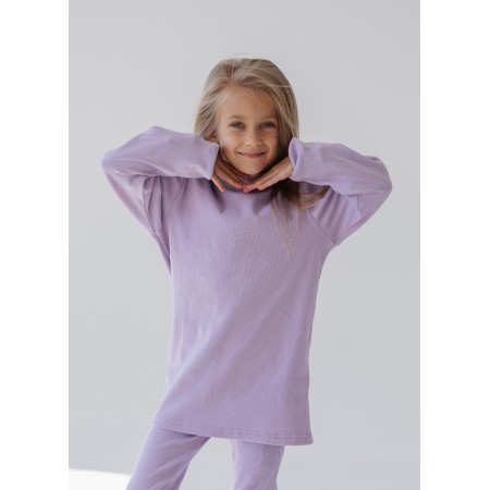 Дитячий гольф в рубчик | Розміри 86–158 | Український виробник Лавандовий